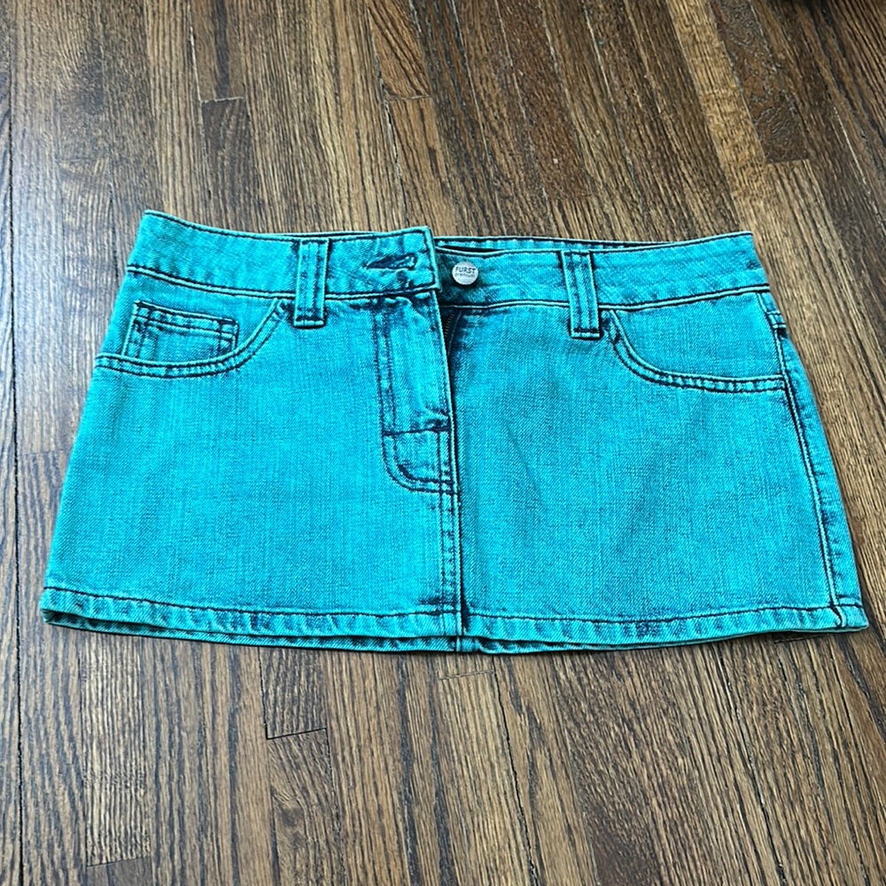Furst Premium teal jean short size 27